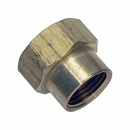 AMERICAN IMAGINATIONS 0.75 in. x 0.5 in. Brass Hose Adapter AI-38718